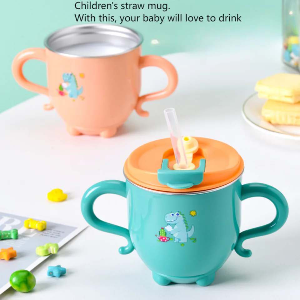 Children's Milk Cup Drinking Cup Water Cup with Scale Drop