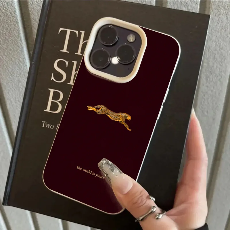Minimalist Leopard Pattern Phone Case For Iphone Pro Max Plus_voghion.com