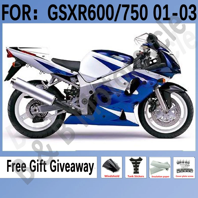 NEW ABS Motorcycle Fairings Kit Fit for GSXR600 750 GSXR 600 K1 2001