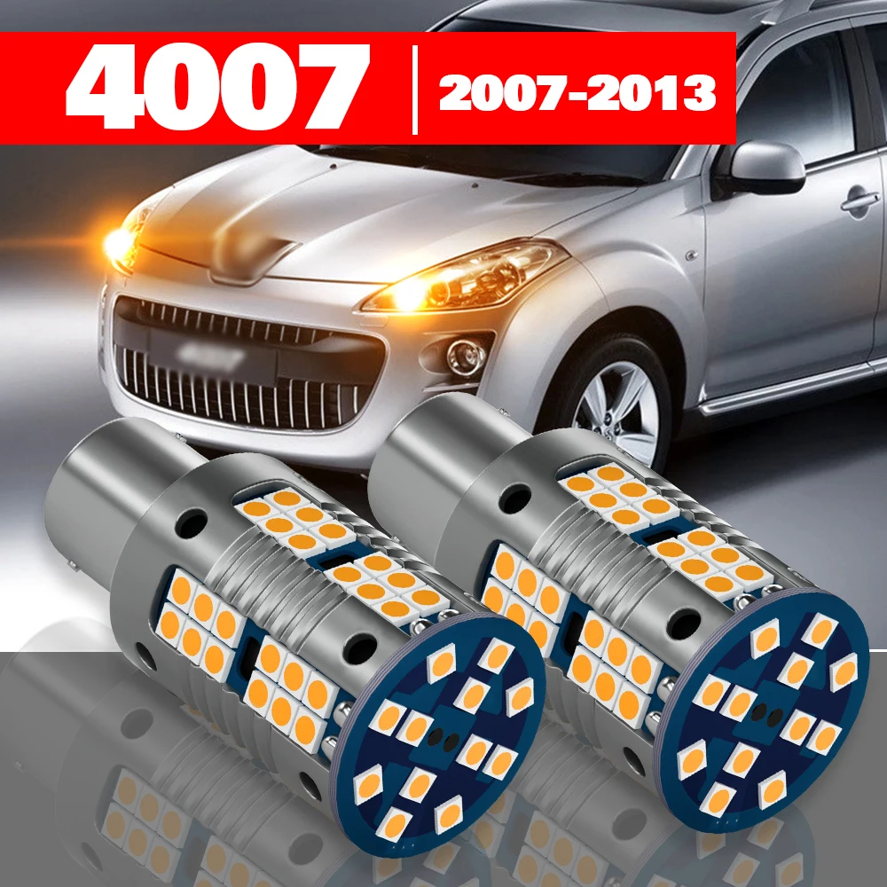 

For Peugeot 4007 2007-2013 2pcs LED Turn Signal Light Accessories 2008 2009 2010 2011 2012