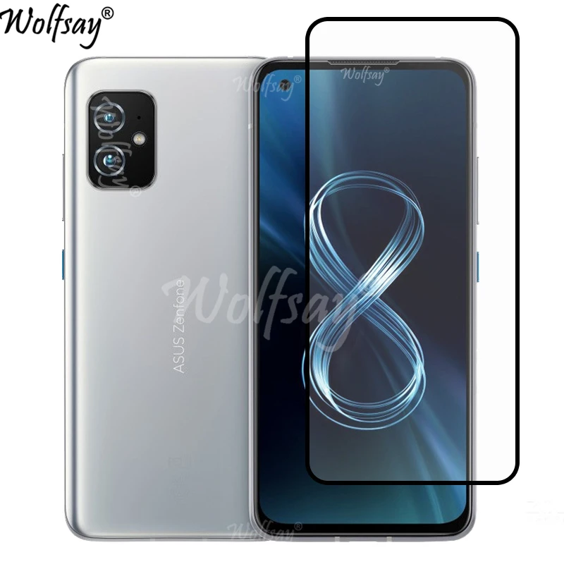 Premium Full Cover Tempered Glass Screen Protector with Camera Protection