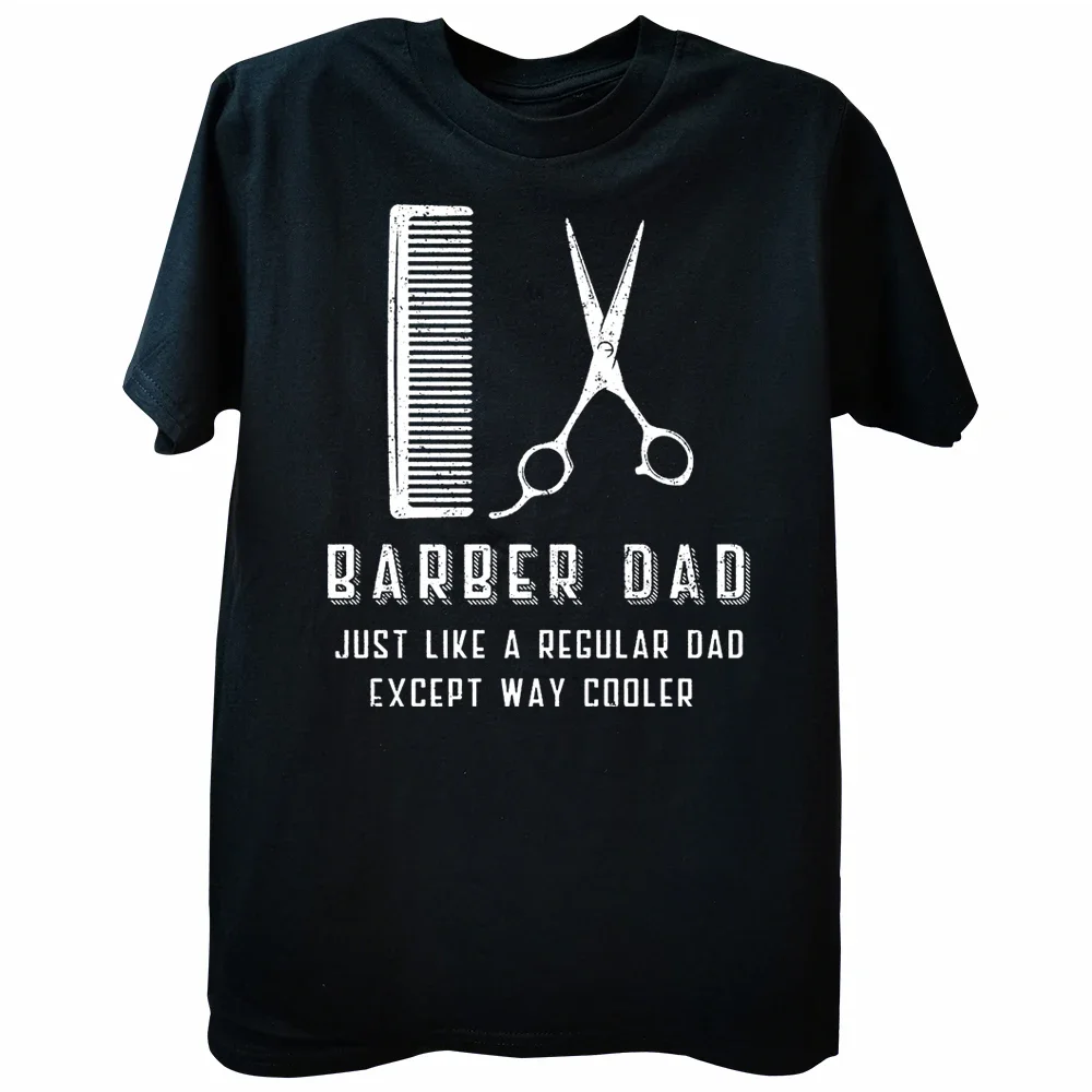 

Round Neck Short-Sleeve Fashion Tshirt Clothing Casual Basic T-shirts Barber Quote Funny Dad Classic Tee Tops Men Clothes 2024