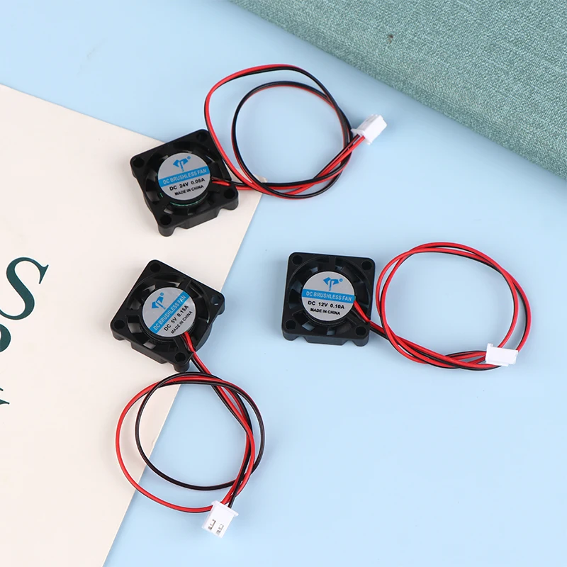 1Pc 25*25*7mm DC2507 Cooling Fan 2-Pin Mute 5V 12V 24V Brushless Chipset Heatsink Mini Cooling Fan Purifier Fan 4