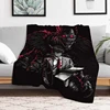 Death Note Blanket Fluffy Soft Blankets for Decorative Sofa King Lid Microfiber Bedding Knee Bed Fleece Nap & Throws Luxury Home 3