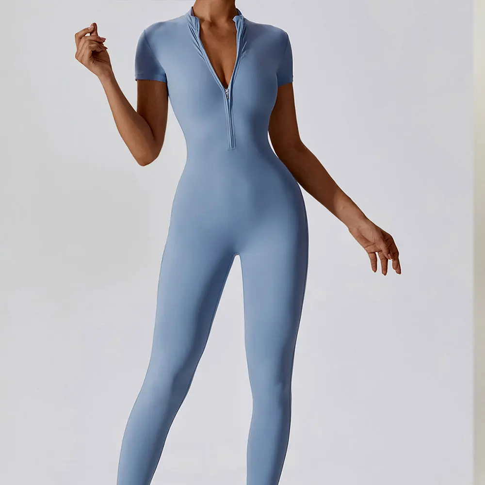 New Yoga Clothes Suit Workout Sports Set Women Bodysuits Gym Set Women Training Siamese Fitness Jumpsuit Female Sportswear 1