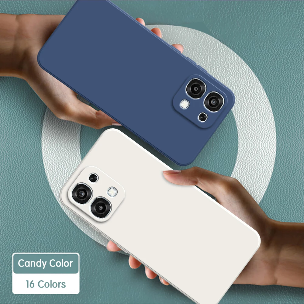Soft Capa Liquid Silicone Phone Case - Durable, High-Quality Back Cover with Camera Protection