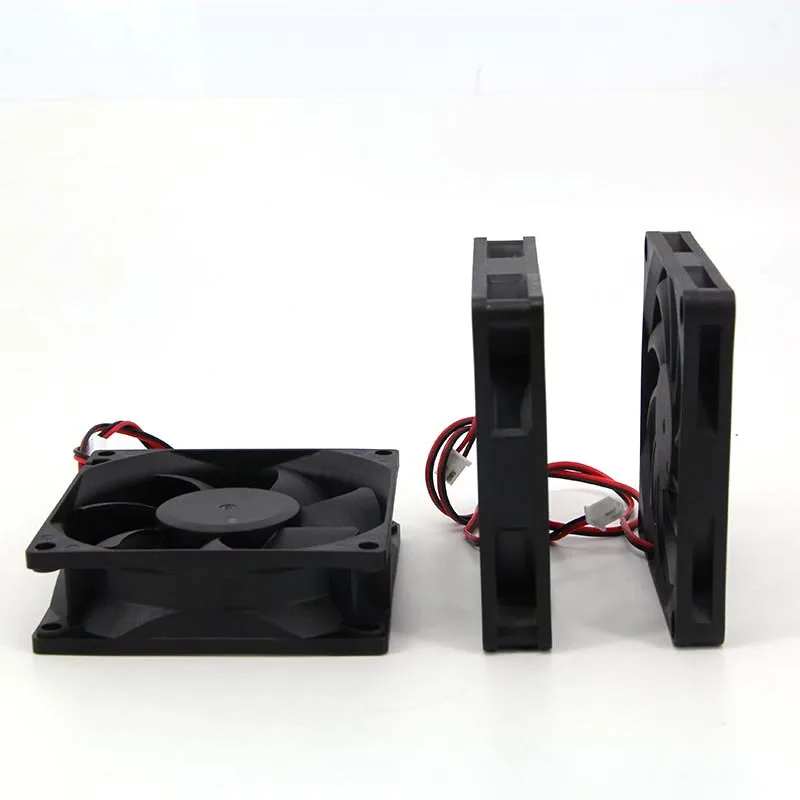 Cooling Fan Gaming Cooling Fan 8cm 8010 8015 8025 DC 5V 12v 24V xh 2.54 2pin Brushless Cooling Fan 80mmx25mm Heatsink Radiator 80*80*15 For PC Case GPU