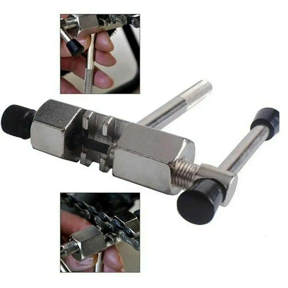 

Motorcycle Bike Chain Splitter Carbon Steel Rivet Link Pin Remover Bicycle Breaker Repair Tool Accessories