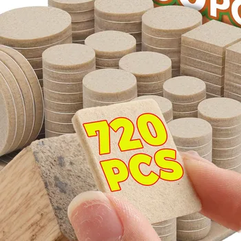 Self Adhesive Felt Chair Leg Pad Non-slip Felt Furniture Pad Anti Scratch Hardwood Floor Protector Mats Table Legs Bottom Covers 1