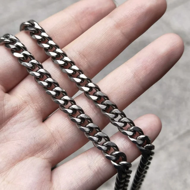 Box Chain Necklace in Grey Titanium, 3.6mm | David Yurman EU