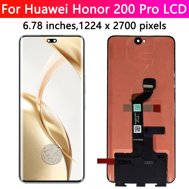 Écran LCD + Vitre Tactile Honor 200 Pro Noir - Pièce Détachée D'Occasion