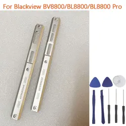 Enhanced Decorative Sidebar Frame for Blackview BV8800 Series Phone (Silver)