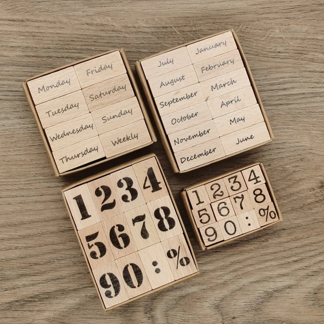 7ULY Rubber Stamp: Calendar