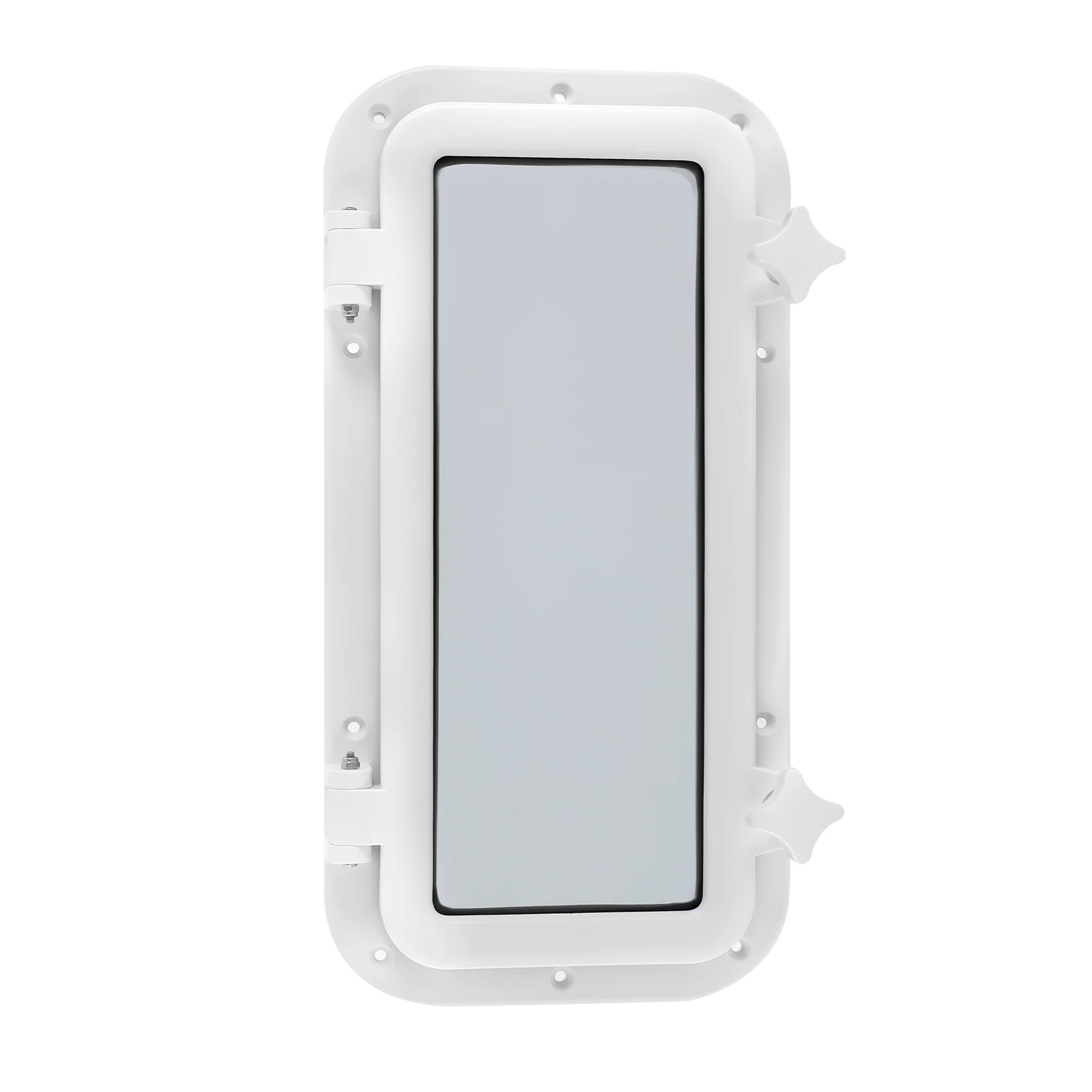 Rechteckiges Bullauge für Boote und Wohnmobile – Robuster ABS-Rahmen, 90 ° Belüftung, wetterfeste Abdichtung, einfache Installation – Detail 10