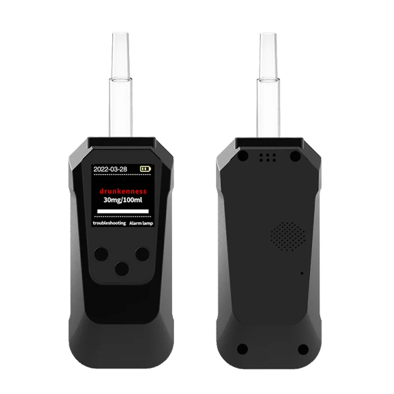 Yingshiwei Semiconductor high-precision smart sensor handheld alcohol detector tester with hygienic disposable blowpipe Printer