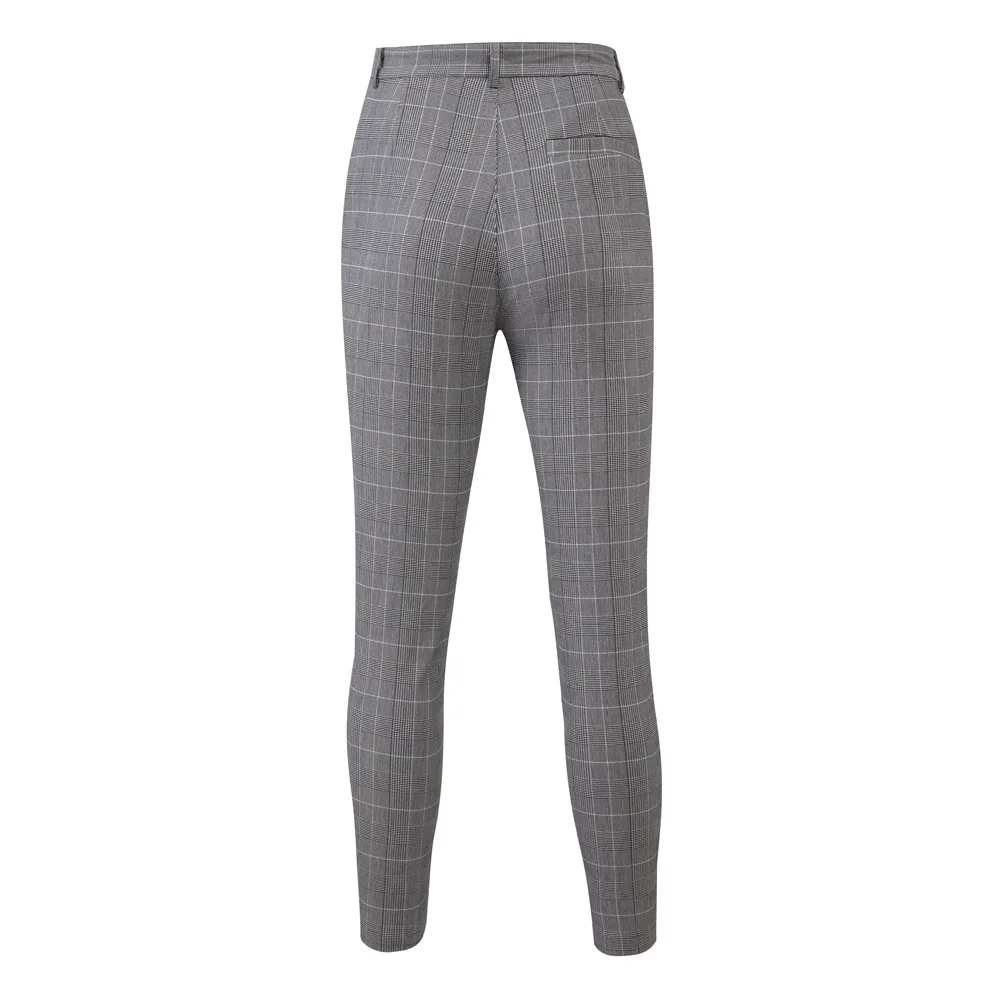 Fashion New Men Business Elastic Casual Striped Plaid Slim Fit Trousers High Quality Formal Suit Pencil Pants Male Мужские брюки 5