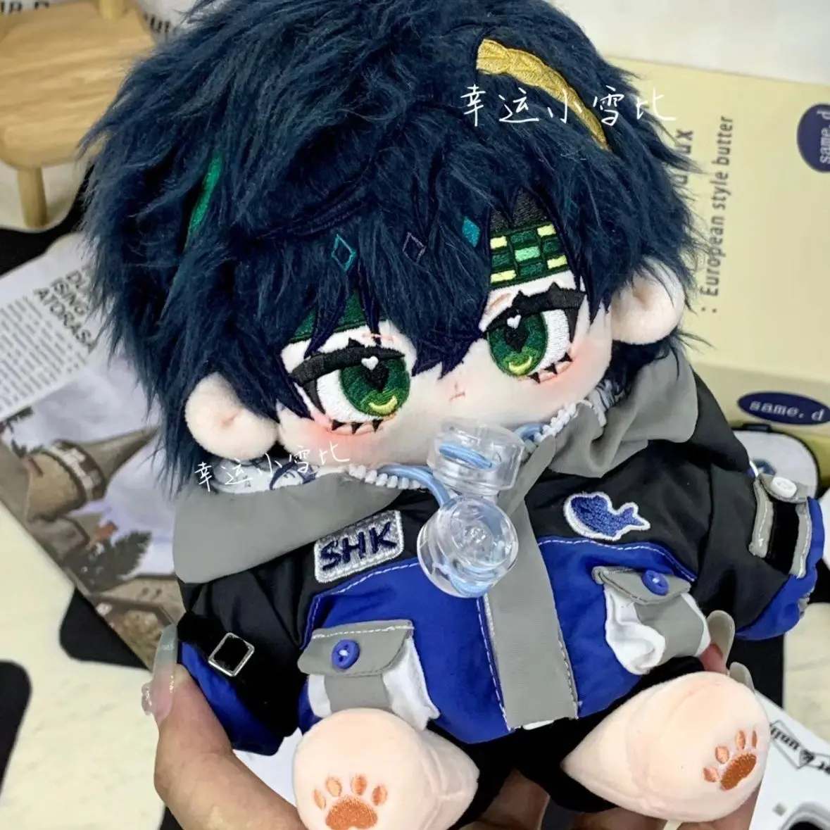 Peluche Shenhe – Coussin De 12 Cm Personnage Anime, Coton PP, Doux, Idée Cadeau Pour Fans