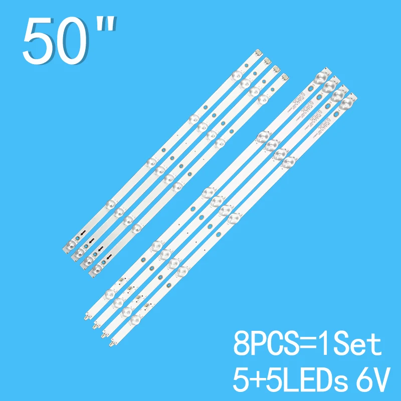 

4PCS 988mm For 50" TV R72-50D04-029 JS-D-JP50DM-102ED (00804）988141T.30066.4P