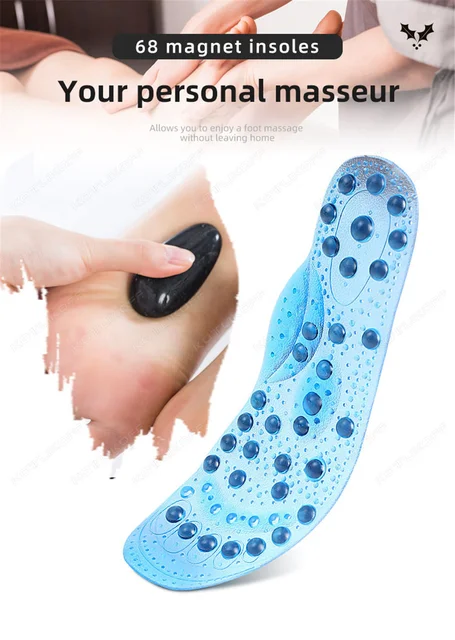 Mindinsole Inner Soles With Magnets Boost Performance With Durable