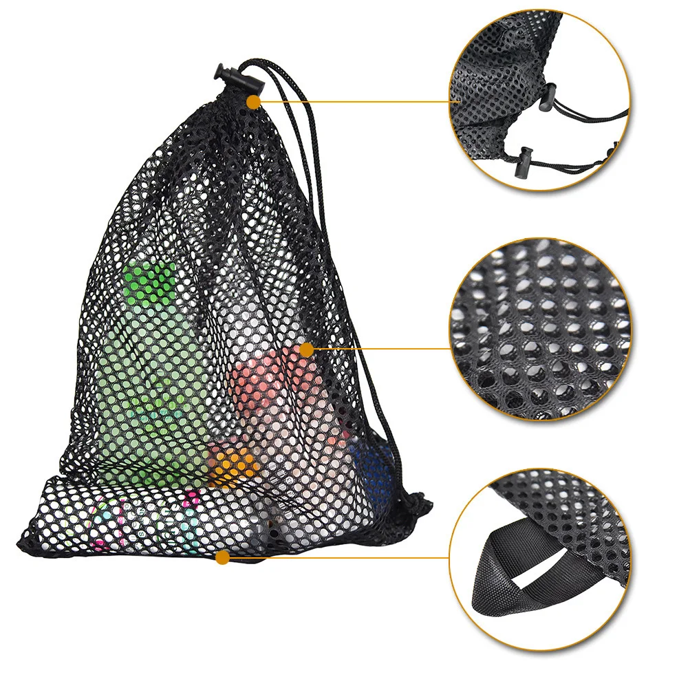 OutdoorMeshDrawstringBagMeshSportsBagStorageMeshBagsforBeach