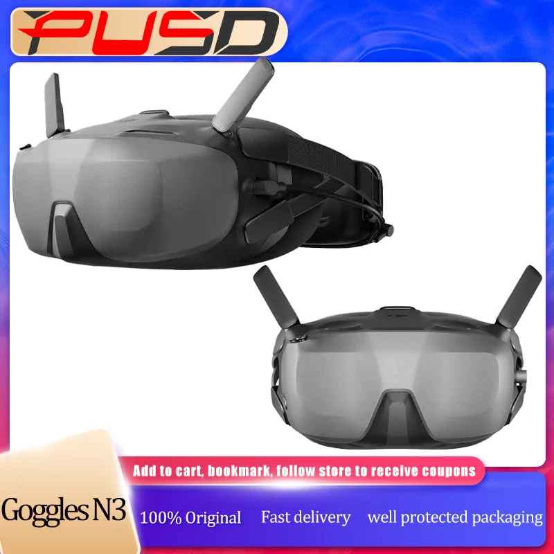 DJI Goggles N3 Lunettes FPV Immersives - Compatibles Avata 2/Neo