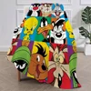 Cartoon Cute Blanket Plush Nap Sofa rug for Living L-LooneyS Room Warm Office T-Tunes Bedroom Birthday Home Travel Kid Gifts 3