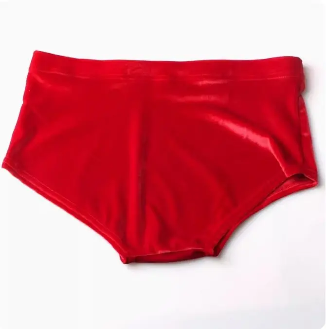 15CM Wide Classic Bodybuilding Competition Pants Boxer Korean Velvet CBBA New Standard NPC WBFF Men's Posing Trunks Fitness Suit 4