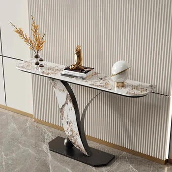 Consolle in stile semplice Estetica minimalista in stile nordico salvaspazio Mesa De Recibidor De Entrada Mobili per soggiorno