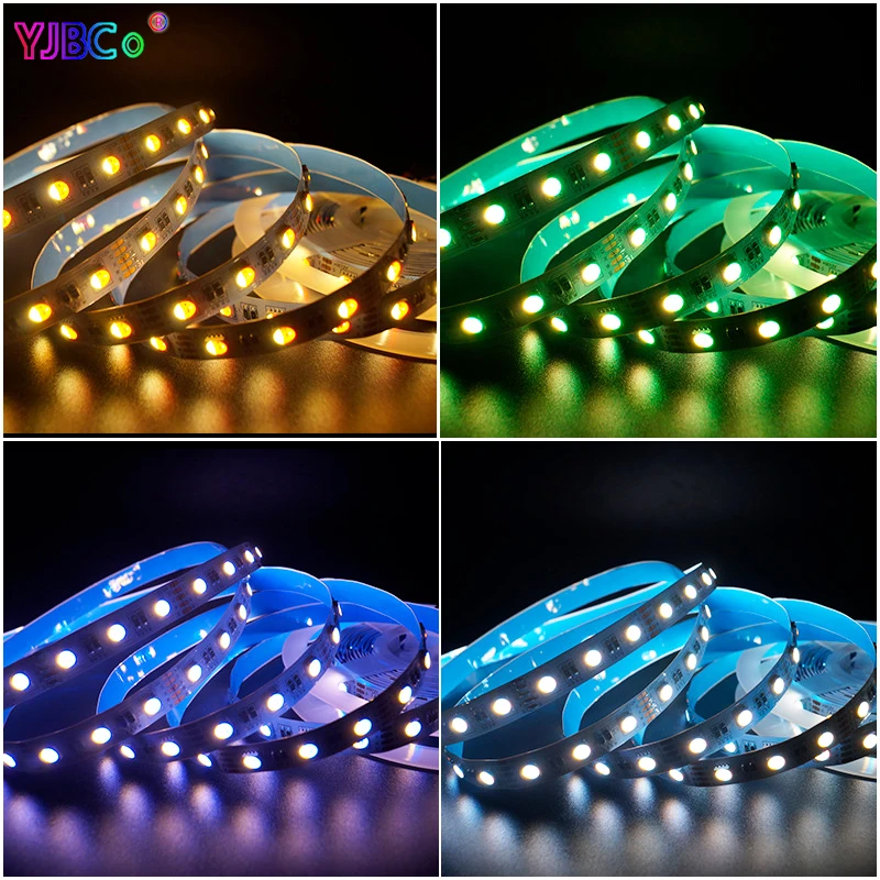 High brightness 5M 4 color in 1 RGBW/RGBWW LED Strip 60/84/96leds/m 12V/24V 5050 SMD flexible Lights Tape IP30/65/IP67 Lamp Bar image_3