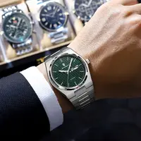 POEDAGAR luxe Original homme montre étanche en acier inoxydable lumineux montre pour homme Date semaine Quartz montres de mode pour hommes 5