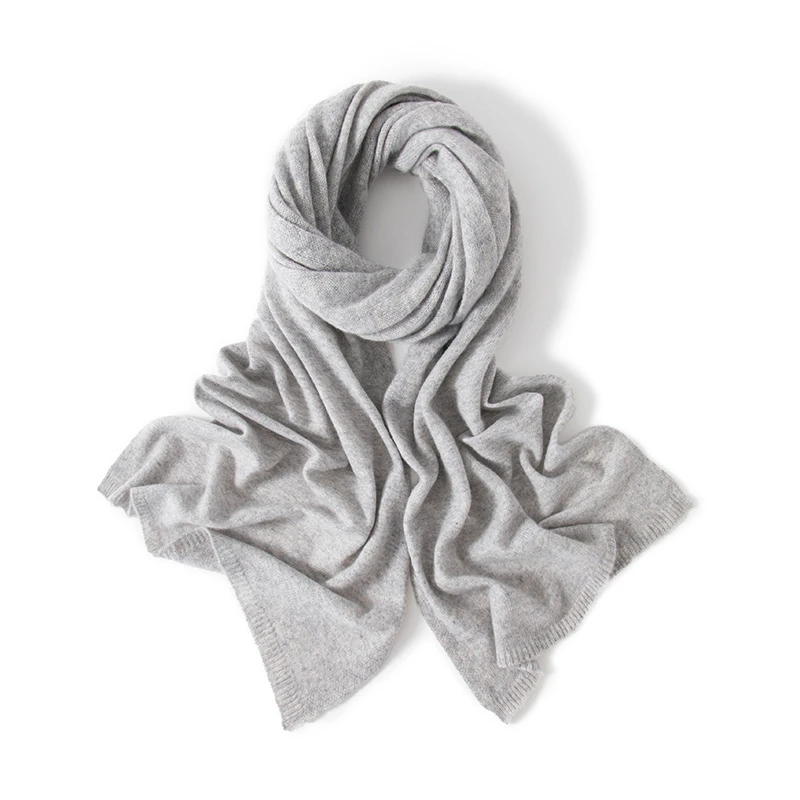 Cashmere 180*45 Knitted Scarf For Men And Women In Autumn And Winter Soft Solid Color Scarf For Men Women In Winter knitted scarf knitted scarves cashmere scarf