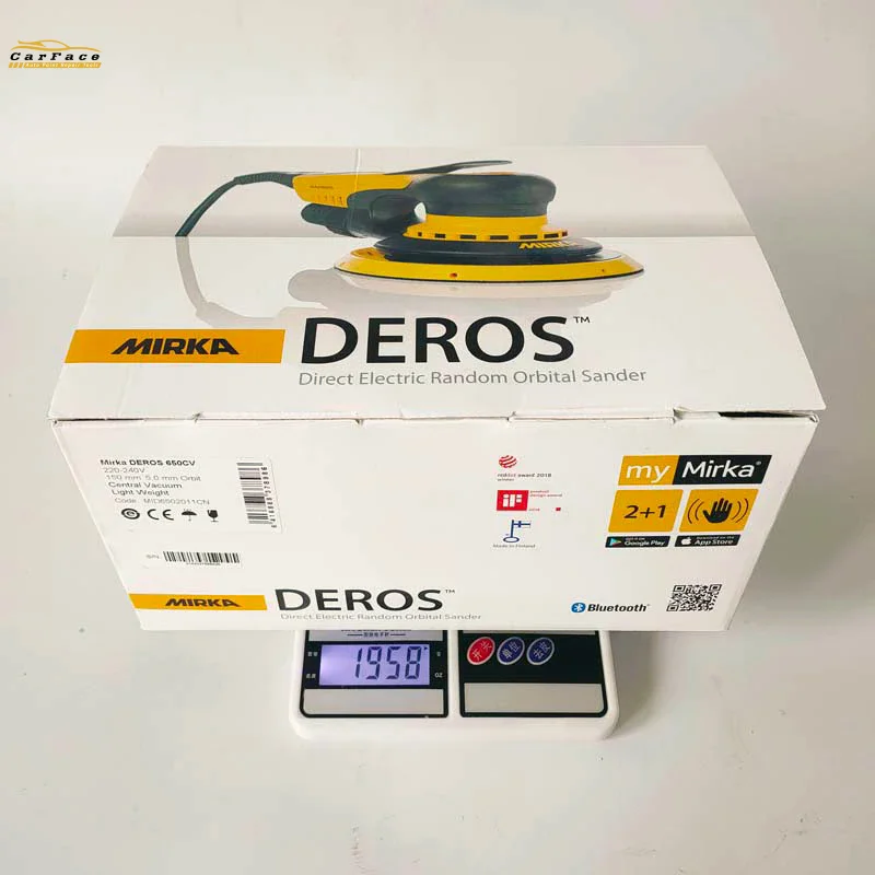Mirka 6 inch 350W Electric Sander Orbital 150mm Sandpaper Wood Grinder Polishing Machine Sander Power Tools Car Paint