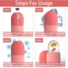Silicone Ice Cube Trays Beauty Lifting Ice Ball Face Massager Contouring Eye Roller Facial Treatment Reduce Acne Skin Care Tool 6