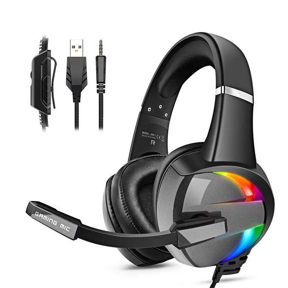 Cuffie Da Gaming Per PS4 PS5 PC Xbox One Con Microfono Stereo Bass Deep - Foto 8