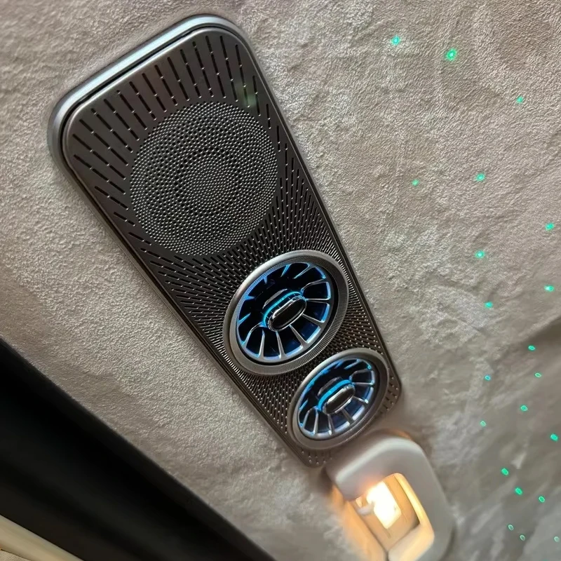 인테리어 지붕 LED 에어컨 터보 벤트 AC 콘센트 트림 메르세데스 벤츠 V 클래스 EQV Vito Viano Valente Metris W447 V250