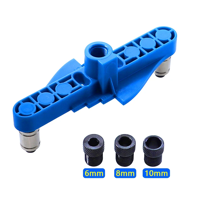 Carpentry Pocket Hole Jig 6/8/10mm drill sleeve Or Self-centering Scriber Doweling Jig Drill Guide Locator Hole Puncher Tools