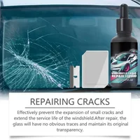 Cracked Glass Scratch Repair Kit 30ml Vehicle Windscreen Nano Fluid Filler Quick Fix Windscreen Scratch Restore Fluid For Glass 2