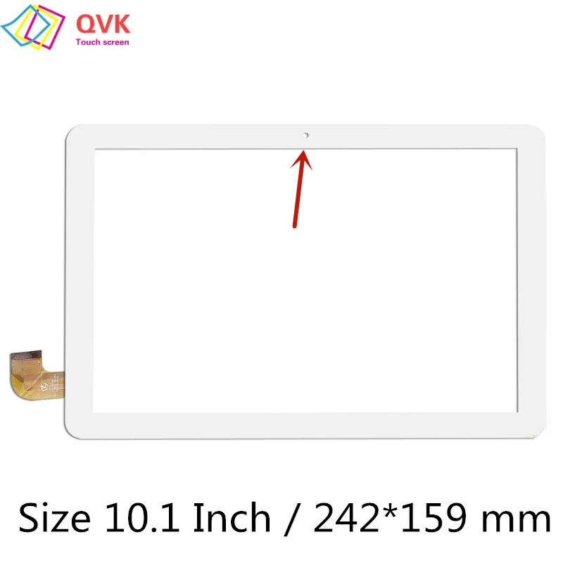

White 10.1 Inch For SPC GRAVITY PRO 9775332B Tablet Capacitive Touch Screen Digitizer Sensor Exterior Glass Panel 9775332N