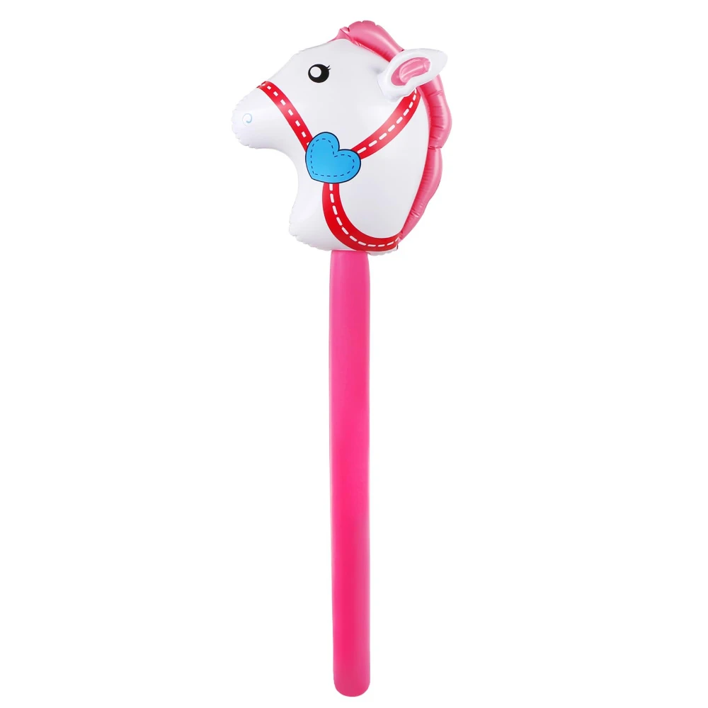 WizKidz Kids Inflatable Stick Horse Costume Pony Halloween Western Cowboy Party Decorations Supplies Favors Props for Girls Boys