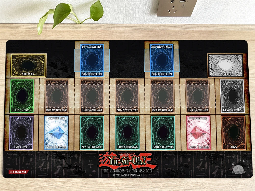 ¡Nuevo Yugioh Playmat yugioh! CCG TCG Mat Master Rule 4 zonas de enlace juego de cartas