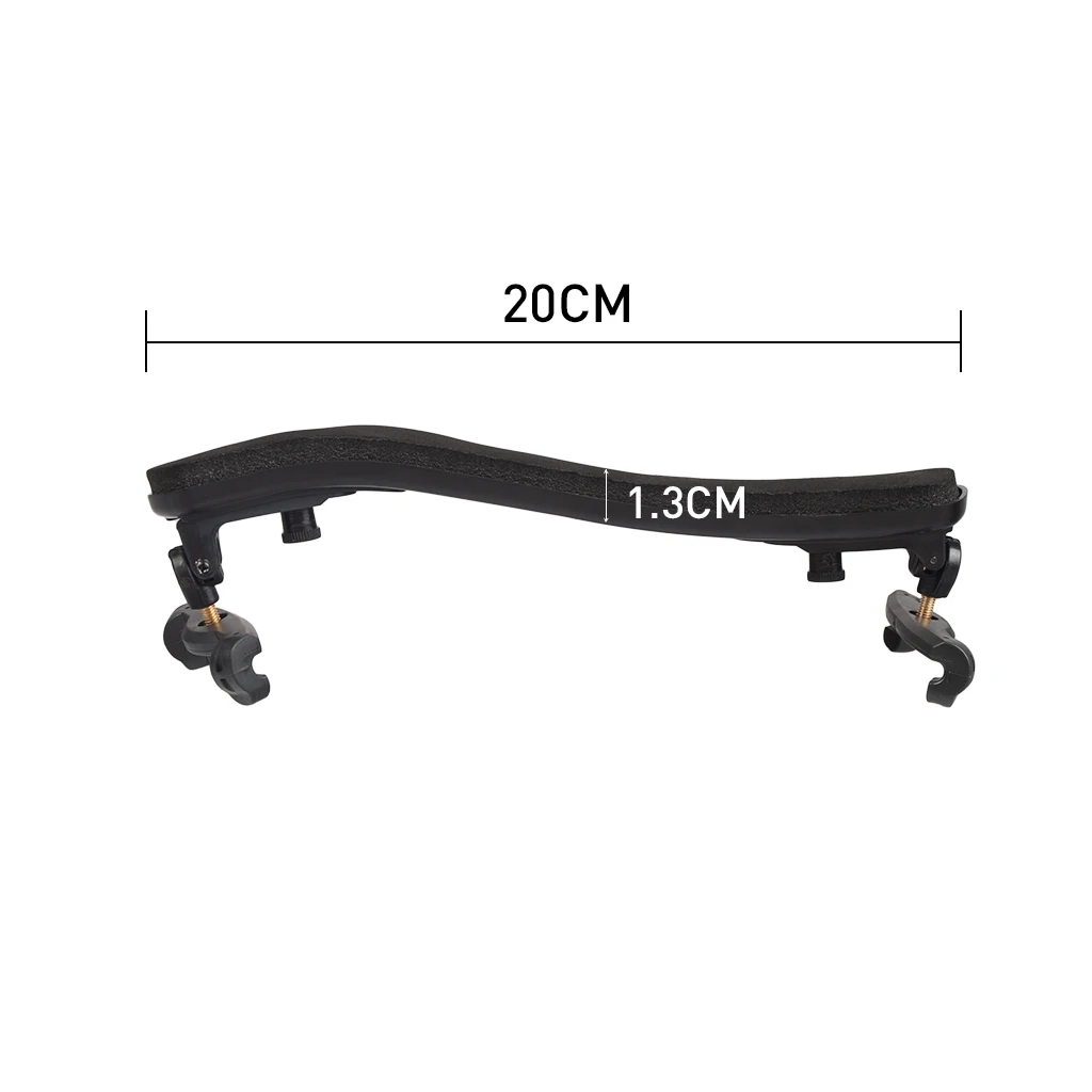 Violin Shoulder Rest 4/4 Adjustable To 3/4 Collapsible Height Adjustable Feet High Strength Sponge Soft Safety