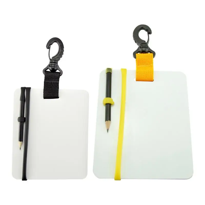 

Подводное письмо сланец водонепроницаемый поворотный зажим и карандаш погружение письмо сланец доска для четкой коммуникации акваланги планшет