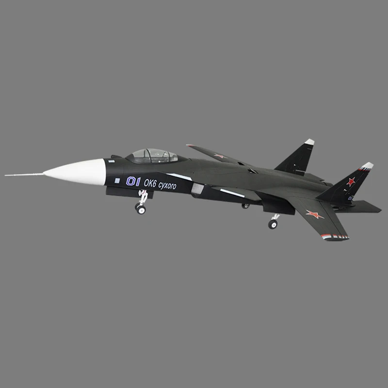 Lanxiang/LX/Sky Flight Hobby Twin 70mm Engine SU47 Berkut KIT Version EDF JET Plane 4