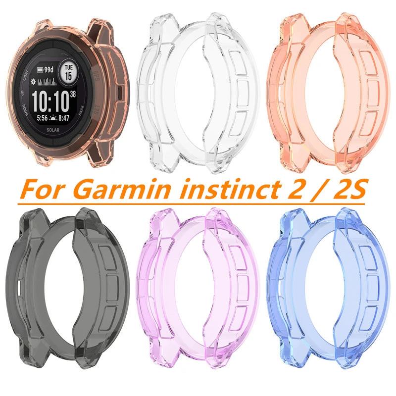 Replacement Frame Bracelet Cases Shell For Garmin Instinct 2 Smartwatch Cover Instinct 2S TPU Protector Case Watch Frame