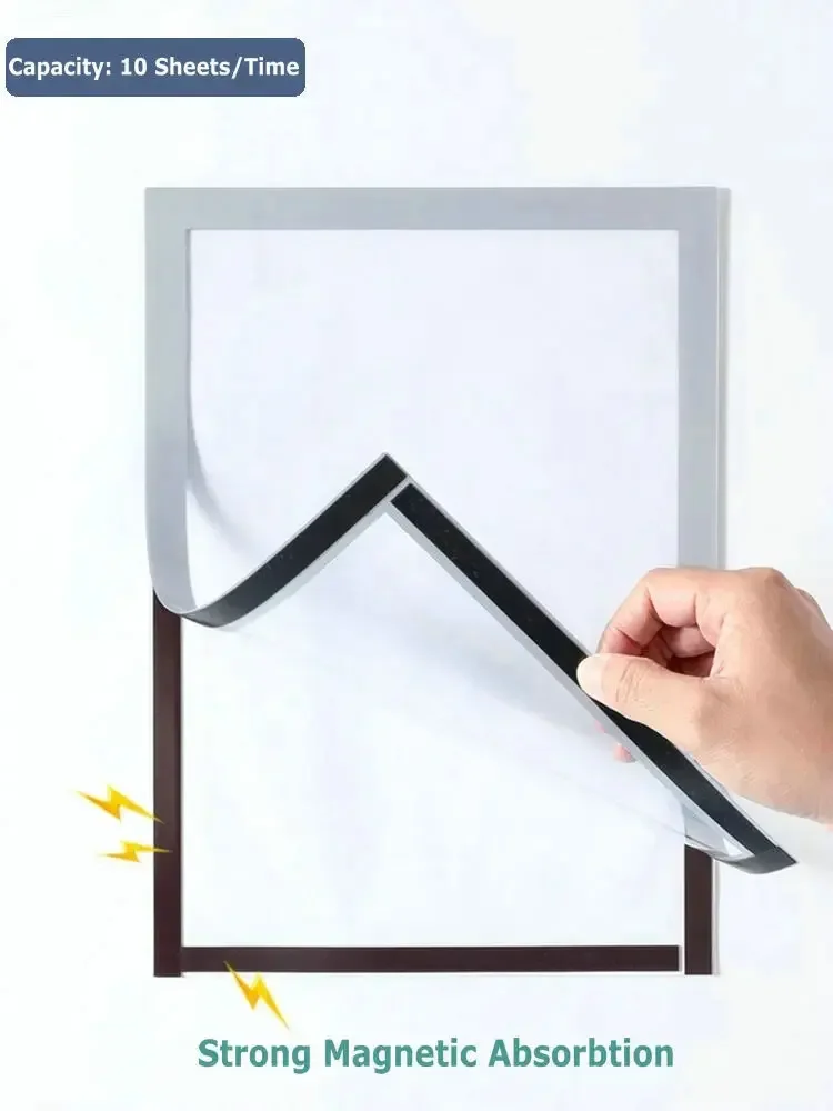MoeTron 대형 아트워크 벽 접착 디스플레이 보드, 마그네틱 PVC 프레임, A2 액자, 50 × 70 포토 프레임, 40 × 60