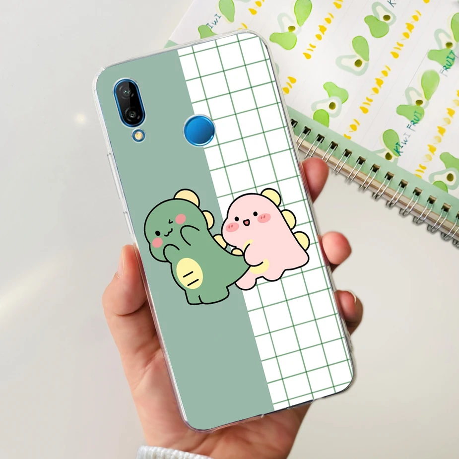 Stylish Painted Clear Silicone Soft TPU Phone Case