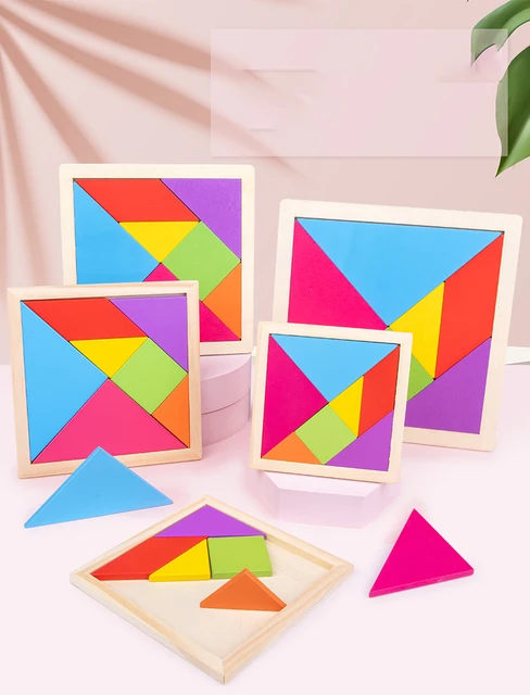 Juego El Tangram Para NiÃ±os Tangram Rompecabezas De Imanes Para