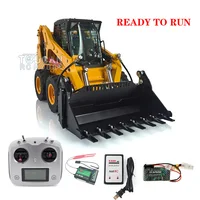 In Stock 1/14 Lesu Metal Wheeled Skid-Steer Rc Loader Aoue-Lt5H Rc Hydraulic Trucks Diy Outdoor Construction Mover TOUCAN Toys 1