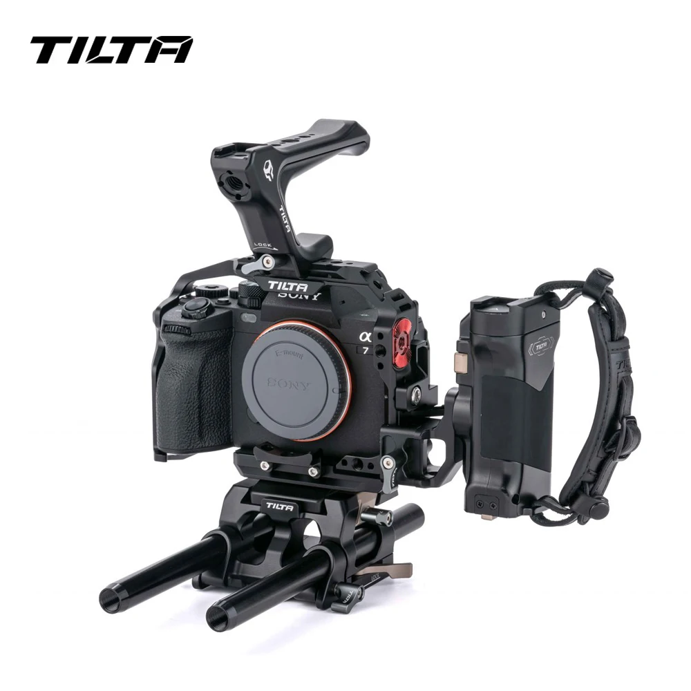 Tilta Ta-T30-B-B Sony A7M4/A7R5 Kit Di Base Per Gabbia Per Fotocamera Completa Pro Kit Per Fotocamere Dslr Sony A7 Iv Sony A1 A7S3 A7R4 A9 A73 A7R3