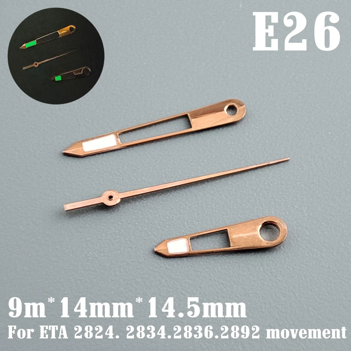 Green Super Luminous Watch Hands